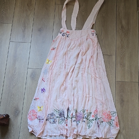 Unbranded Embroidered Floral Dress Size M - Picture 4 of 8